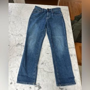 MADEWELL The High-Rise Slim Crop Boyjean - Size 25 (Stretchy)